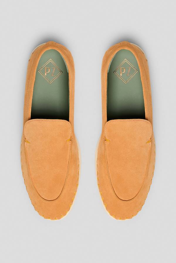 Pal Zileri Mocassino con suola in gomma cucita a mano Moda