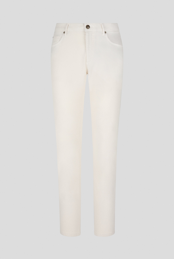 Pal Zileri Pantalone 5 tasche in cotone stretch tinto in capo