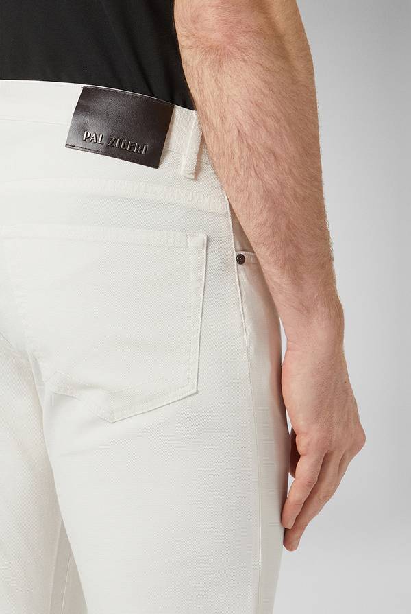 Pal Zileri Pantalone 5 tasche in cotone stretch tinto in capo Italia