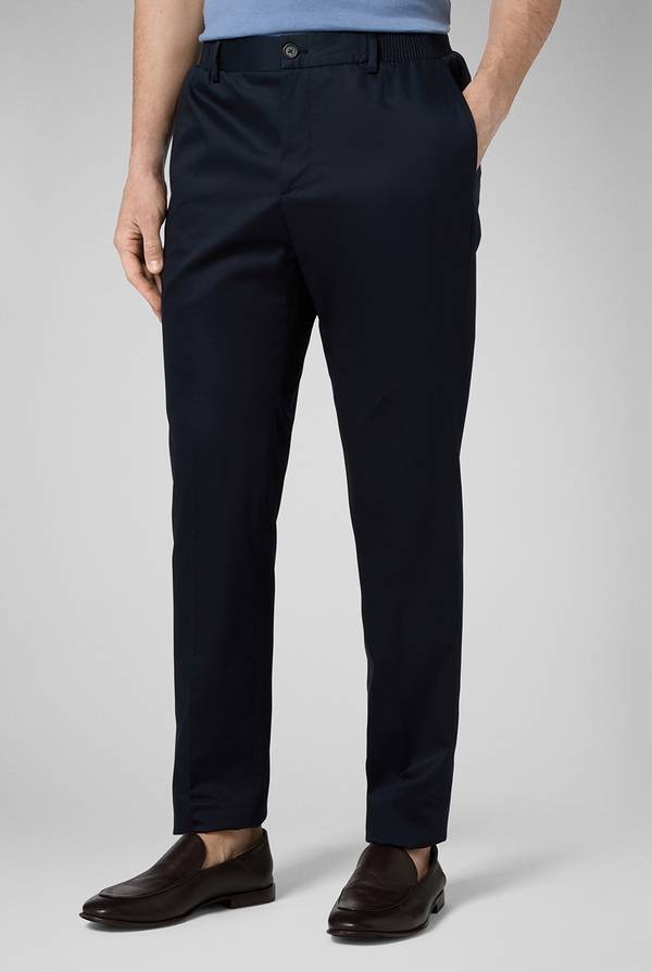 Pal Zileri Pantalone in cotone e tencel stretch In Linea