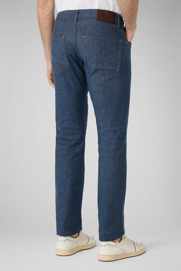 Pal Zileri Denim 5 tasche effetto lino Spedizione gratuita