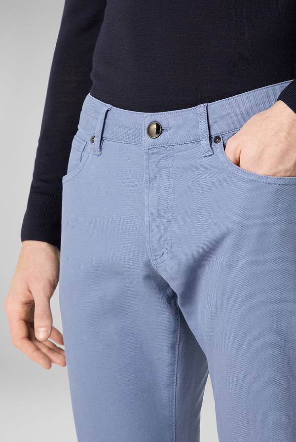 Pal Zileri Pantalone 5 tasche in cotone stretch tinto in capo Soddisfazione Garantita