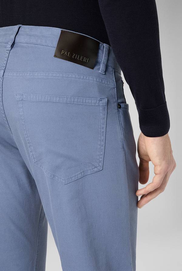 Pal Zileri Pantalone 5 tasche in cotone stretch tinto in capo Soddisfazione Garantita