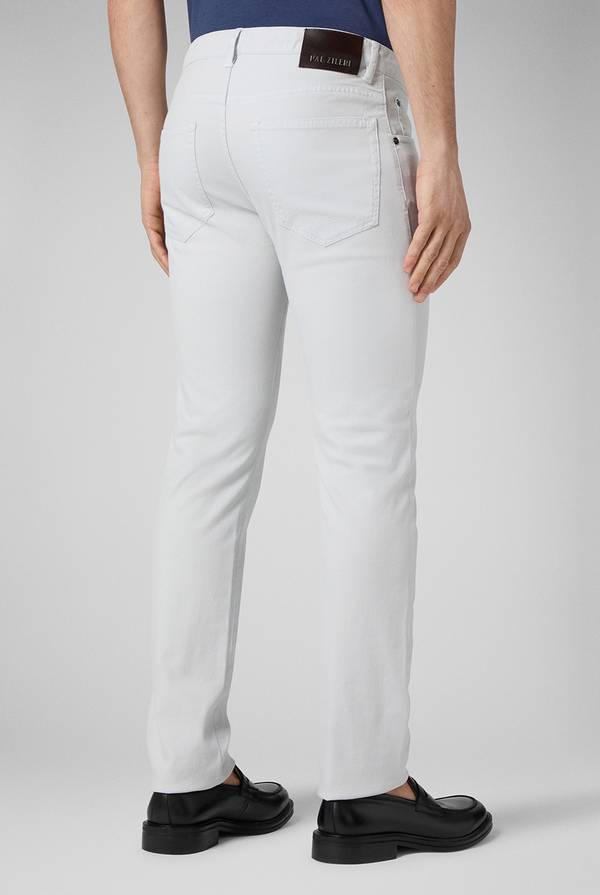 Pal Zileri Pantalone 5 tasche in cotone stretch tinto in capo Acquista Ora