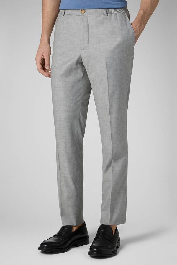 Pal Zileri Pantalone classico in lana e bamboo Promozione Limitata