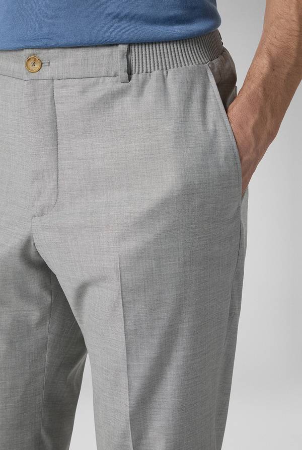 Pal Zileri Pantalone classico in lana e bamboo Promozione Limitata