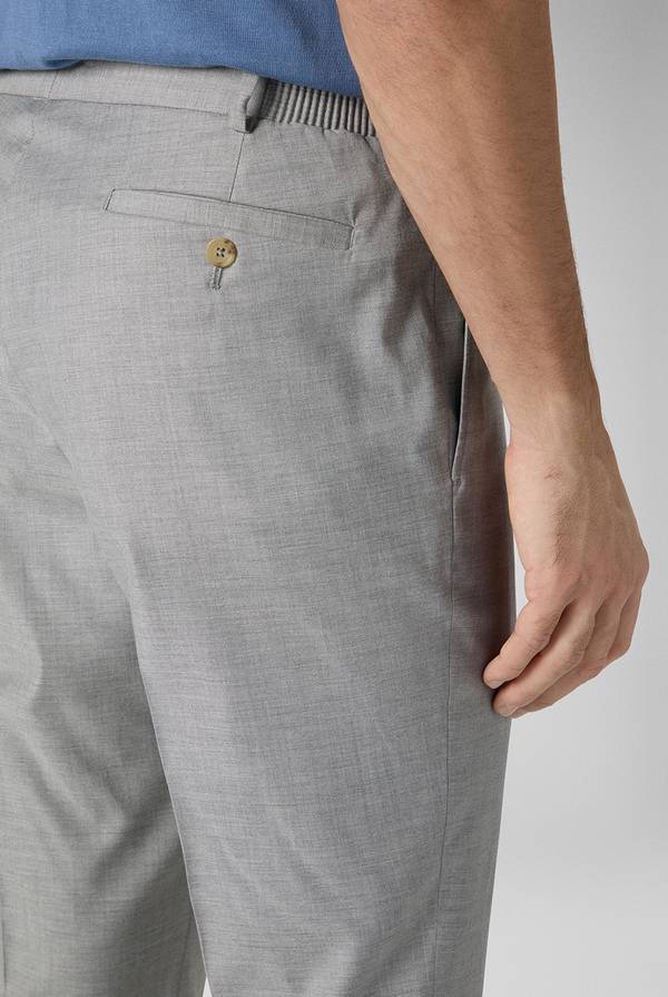Pal Zileri Pantalone classico in lana e bamboo Promozione Limitata
