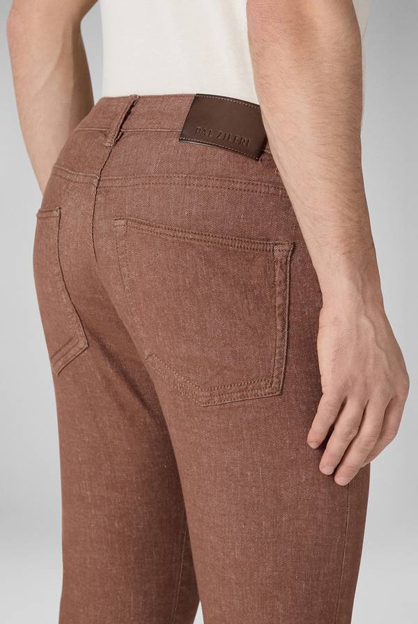 Pal Zileri Denim 5 tasche effetto lino Prezzo Ridotto