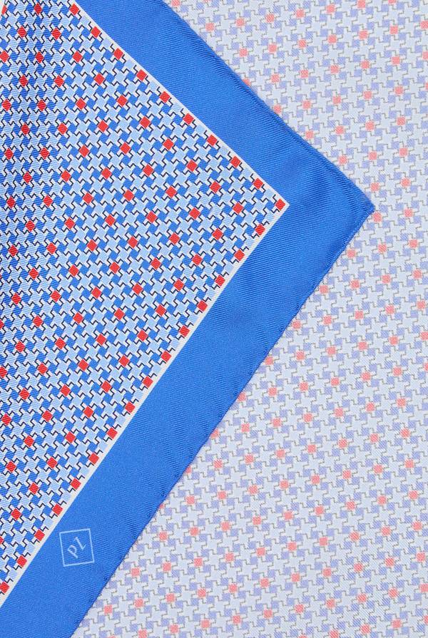 Pal Zileri Pochette in seta pied de poule Italy
