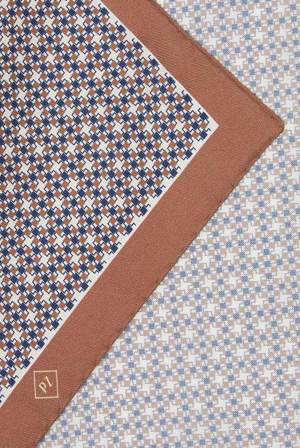 Pal Zileri Pochette in seta pied de poule Italia