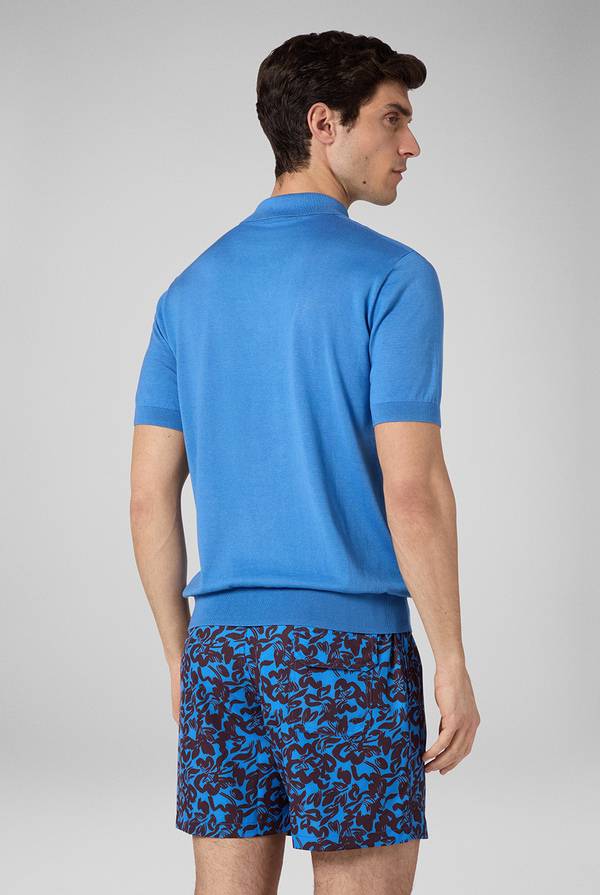 Pal Zileri Polo in maglia di lana e seta Vendita Calda