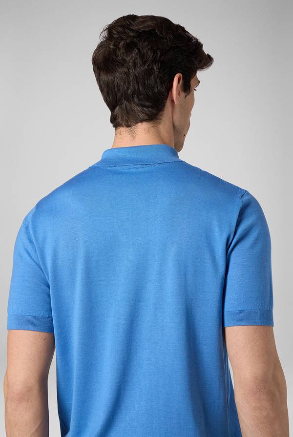Pal Zileri Polo in maglia di lana e seta Vendita Calda