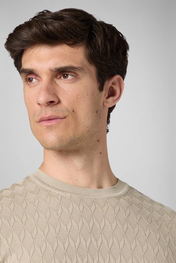Pal Zileri Tshirt con lavorazione 3D In Saldo