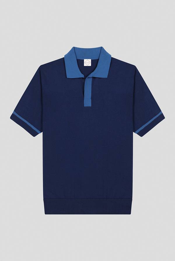 Pal Zileri Polo in maglia con dettagli a contrasto