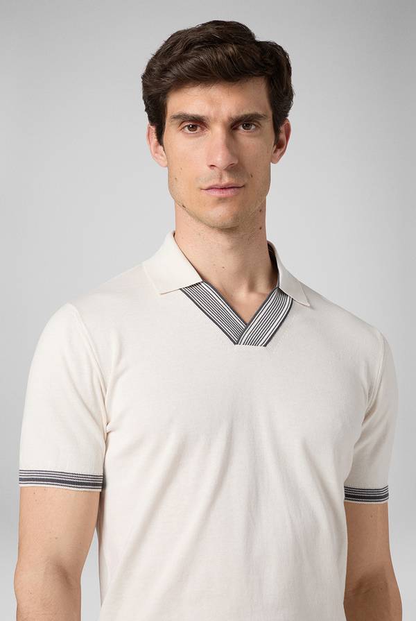 Pal Zileri Polo con finiture millerighe 2025