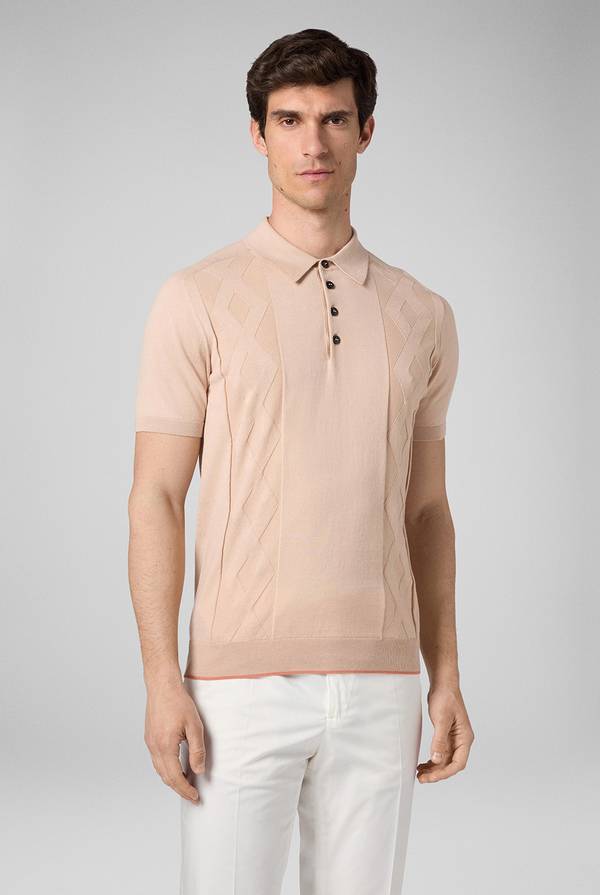 Pal Zileri Polo in maglia con calati Italia