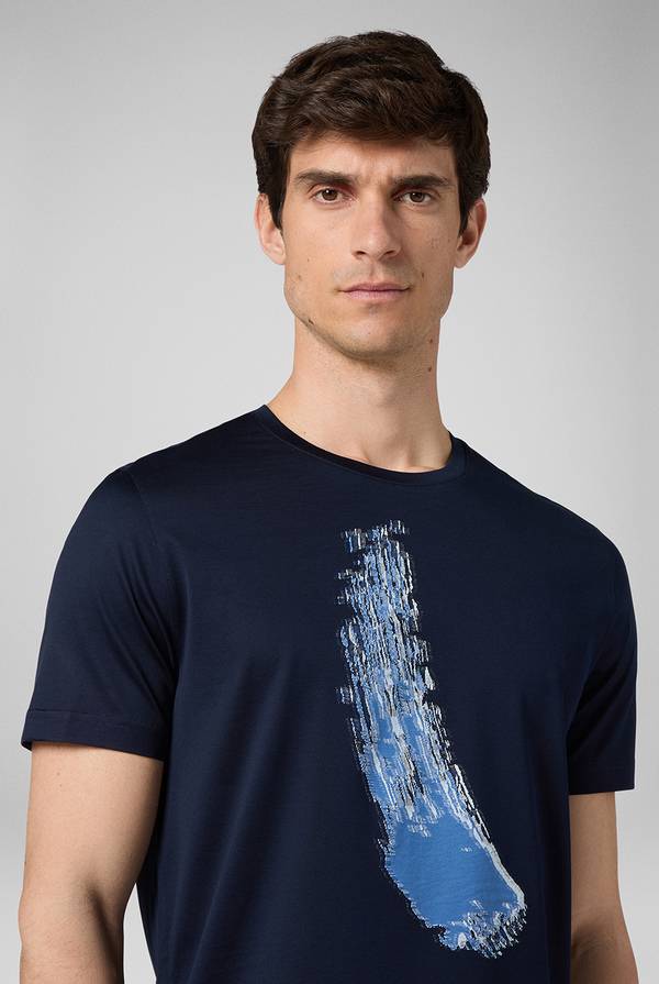 Pal Zileri Tshirt con lavorazione jacquard 2025