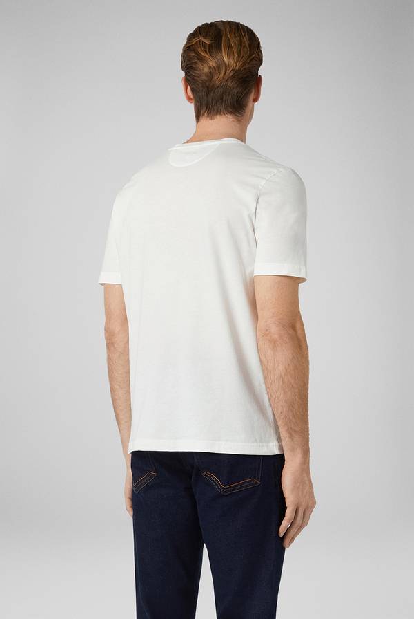 Pal Zileri T-Shirt in cotone nel colore bianco Qualità