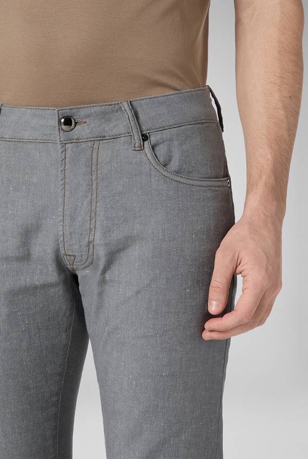 Pal Zileri Denim 5 tasche effetto lino Affare Del Giorno