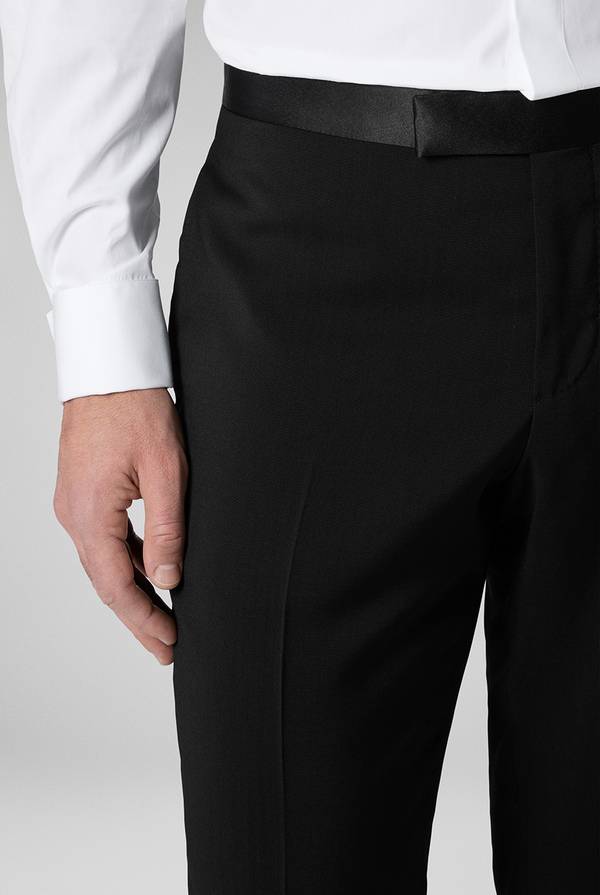 Pal Zileri Pantalone classico con banda in raso in vita Prezzo Ridotto