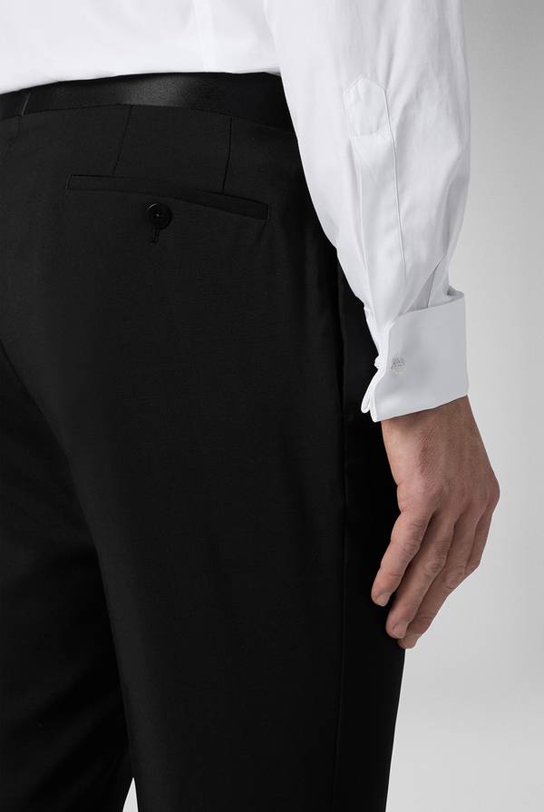 Pal Zileri Pantalone classico con banda in raso in vita Prezzo Ridotto