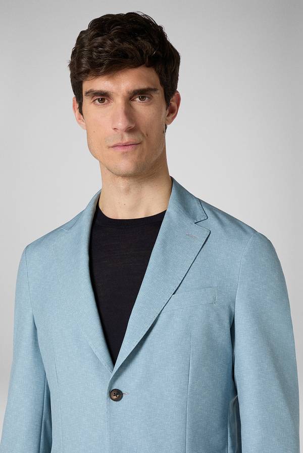 Pal Zileri Giacca Effortless in jersey stampato Pezzi Unici