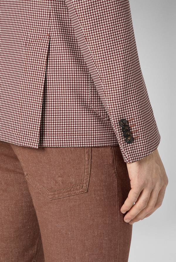 Pal Zileri Giacca Effortless in jersey con motivo pied de poule Promozione Limitata