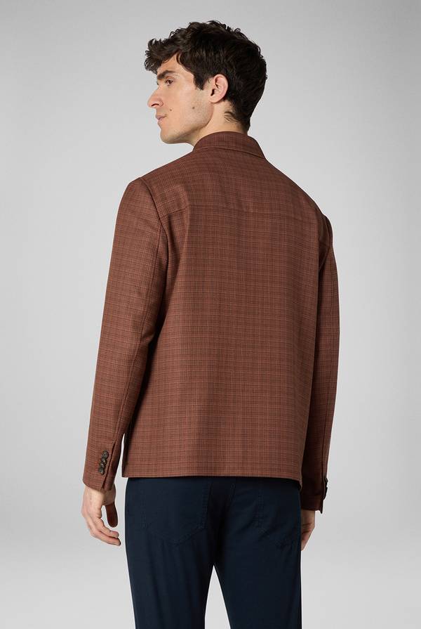 Pal Zileri Giacca camicia con motivo micro check Fino Al -60%