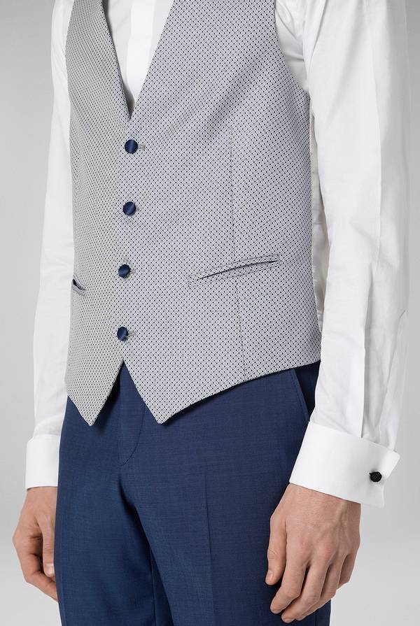 Pal Zileri Gilet Cerimonia con lavorazione jacquard Sconto