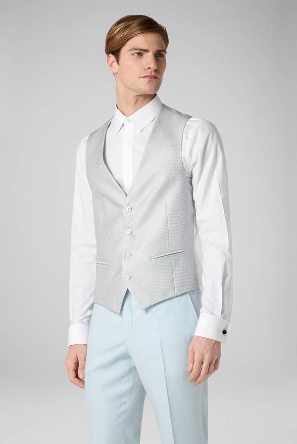Pal Zileri Gilet Cerimonia con lavorazione jacquard Outlet