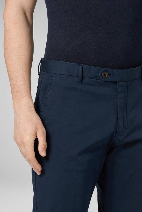 Pal Zileri Chino in cotone stretch tinto in capo Saldi Di Fabbrica