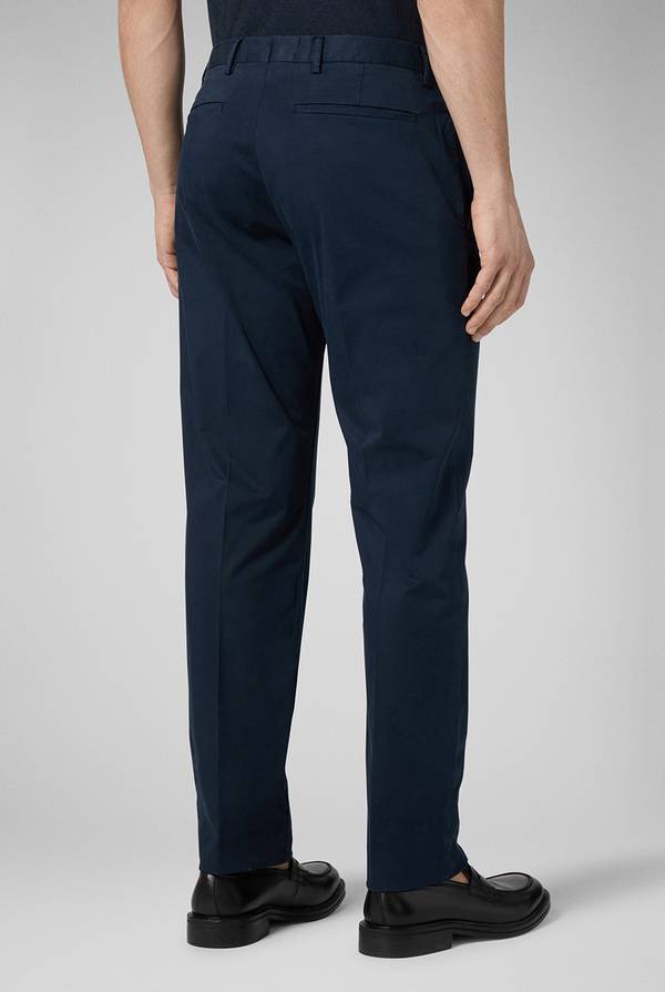 Pal Zileri Chino in cotone stretch tinto in capo Saldi Di Fabbrica