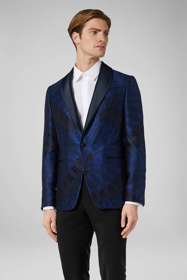 Pal Zileri Giacca smoking con motivo jacquard Fino al 60% di sconto