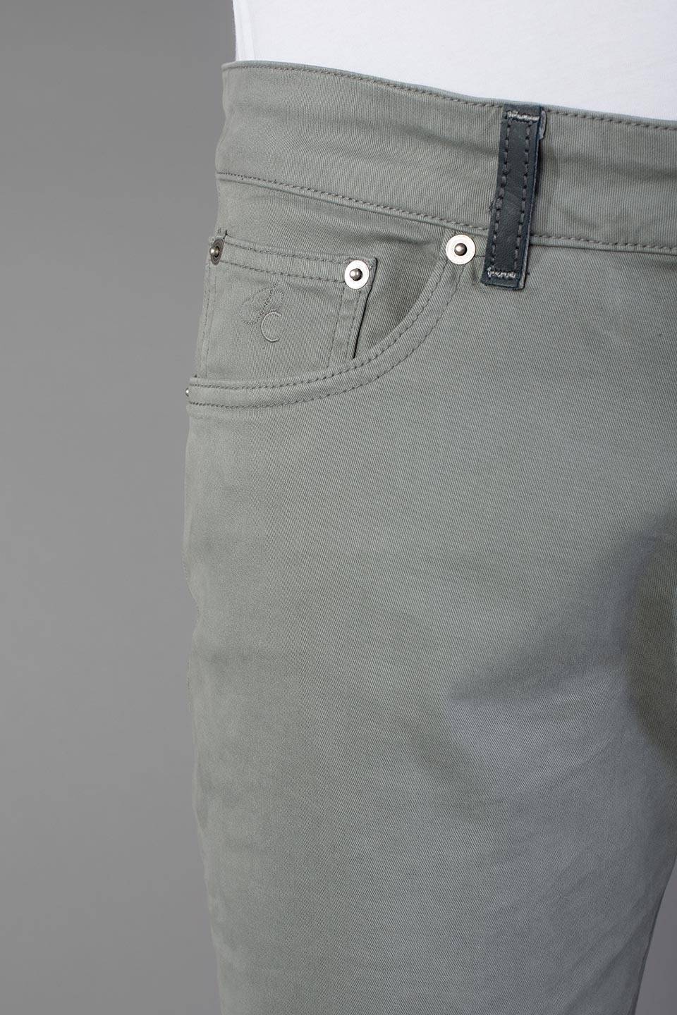 Paul Cortese Gabardine 5 tasche Grey Fino Al -60%