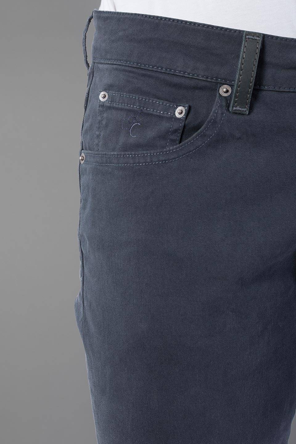 Paul Cortese Gabardine 5 tasche blue Shopping Online