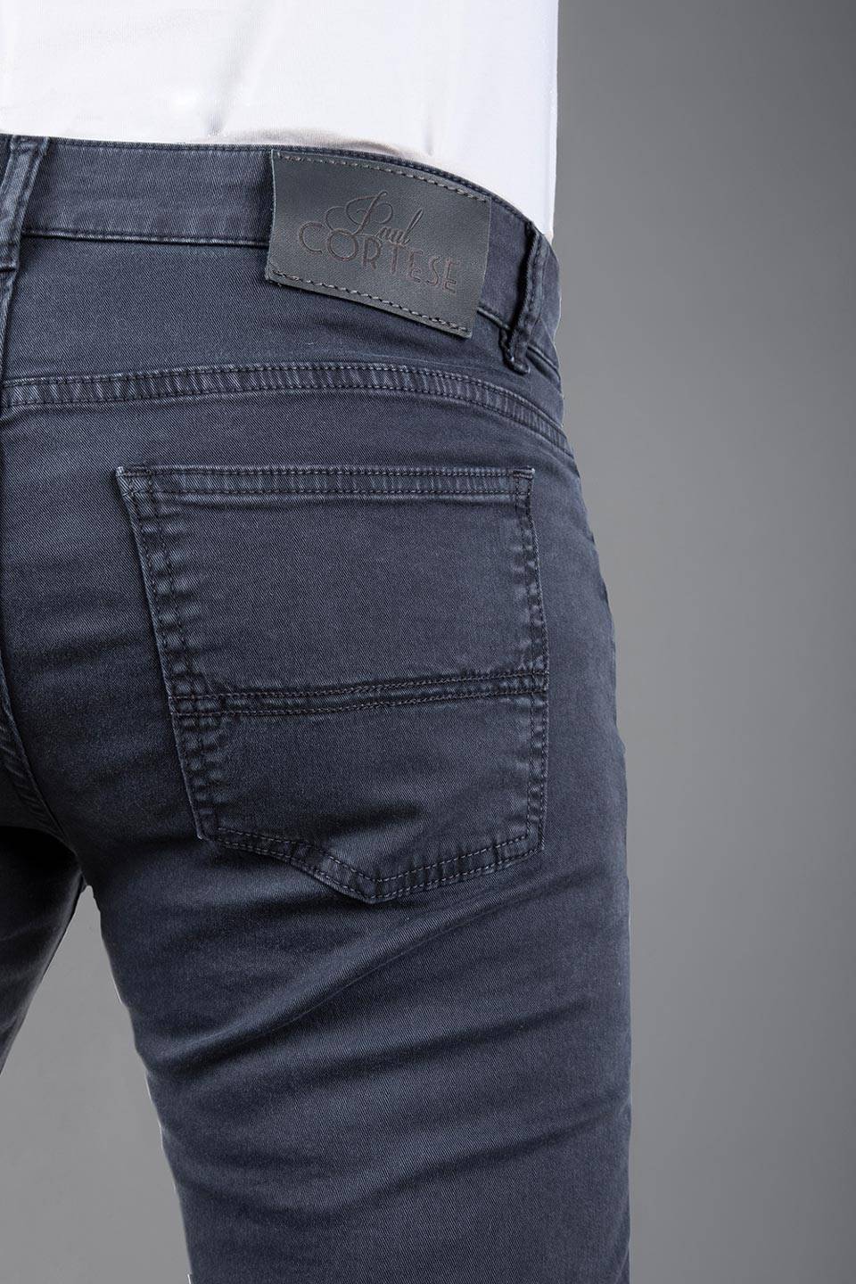Paul Cortese Gabardine 5 tasche blue Shopping Online