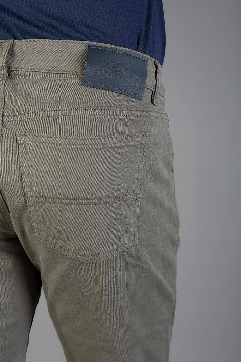 Paul Cortese Gabardine 5 tasche Green Sottocosto