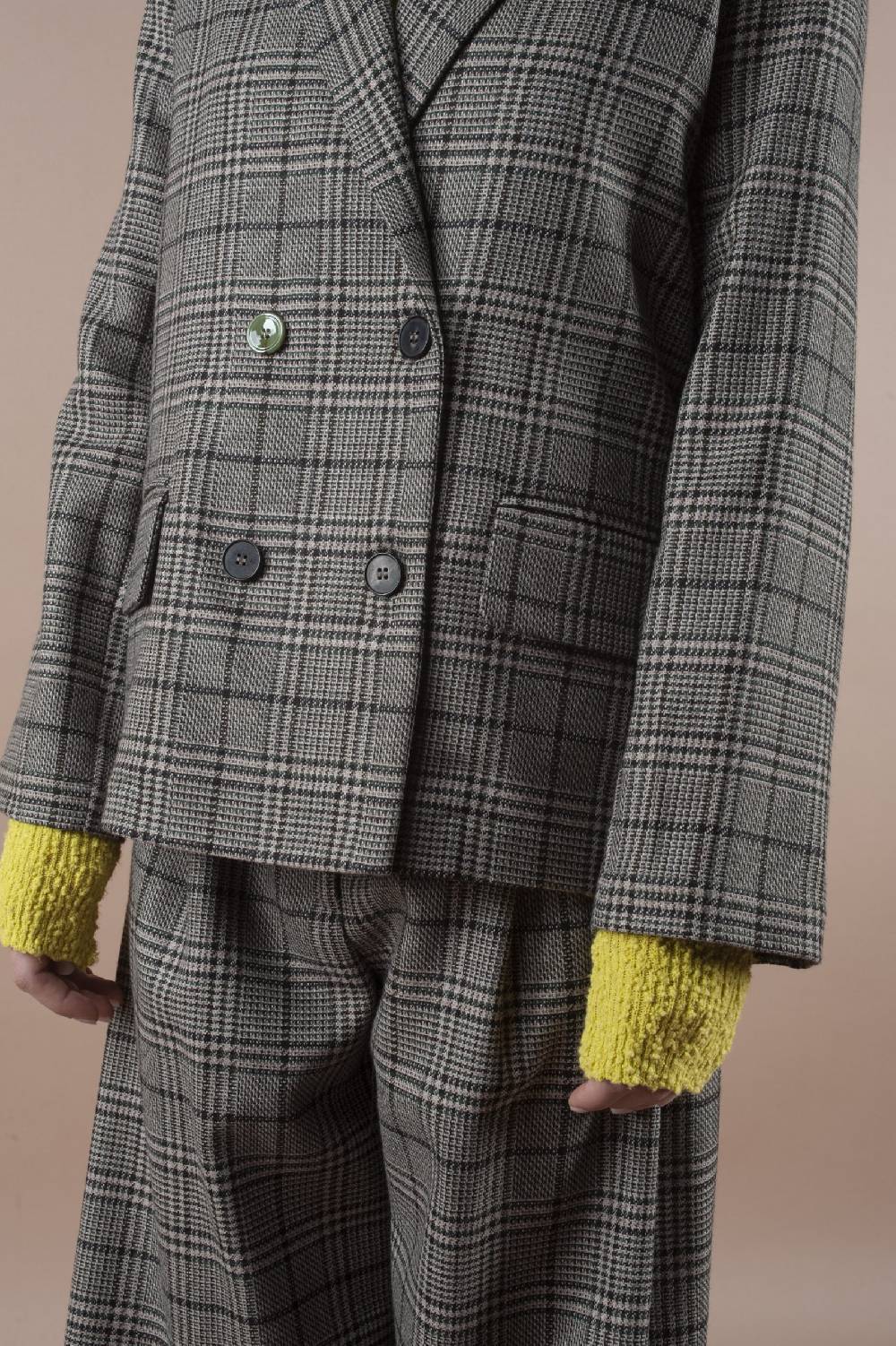 ﻿Pdr Phisique Du Role PHISIQUE DU ROLE JACKET IN TWISTED WITH SCARF Nuovo