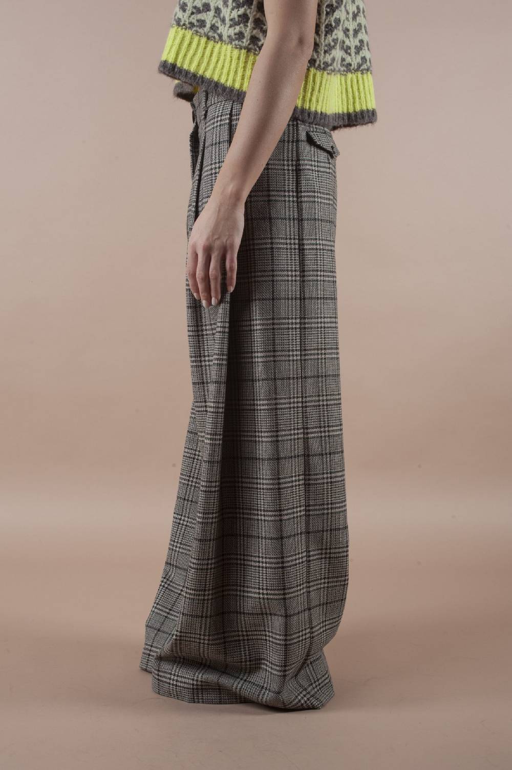 Pdr Phisique Du Role PHISIQUE DU ROLE MILANO PANTS IN TWISTED WOOL Vendita