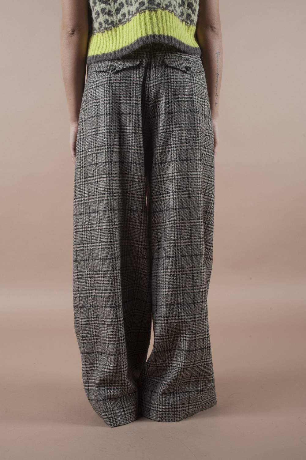 Pdr Phisique Du Role PHISIQUE DU ROLE MILANO PANTS IN TWISTED WOOL Vendita