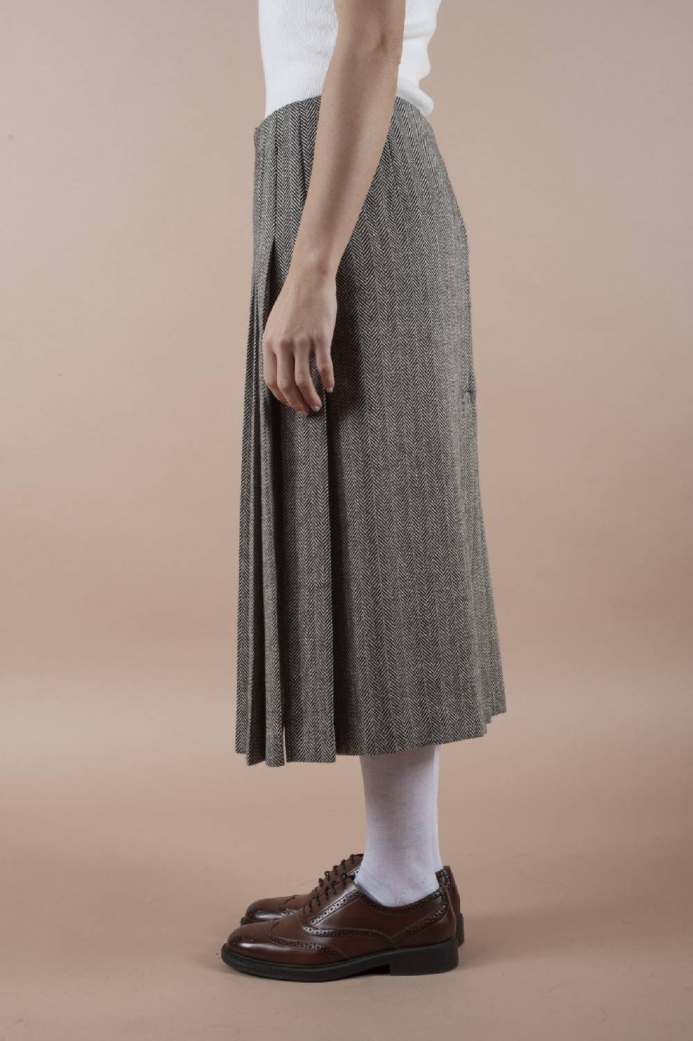 Pdr Phisique Du Role PHISIQUE DU ROLE SKIRT WITH PLEATS RESCA WITH CIMOSSA FRONT Spedizione Gratuita