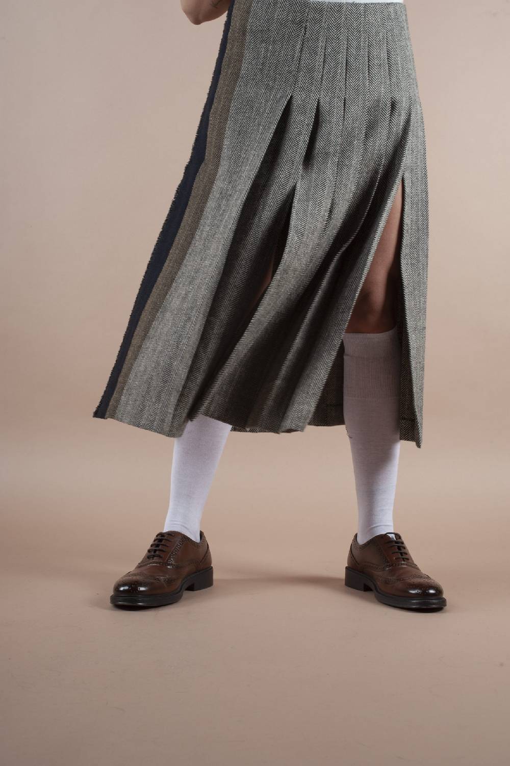Pdr Phisique Du Role PHISIQUE DU ROLE SKIRT WITH PLEATS RESCA WITH CIMOSSA FRONT Spedizione Gratuita