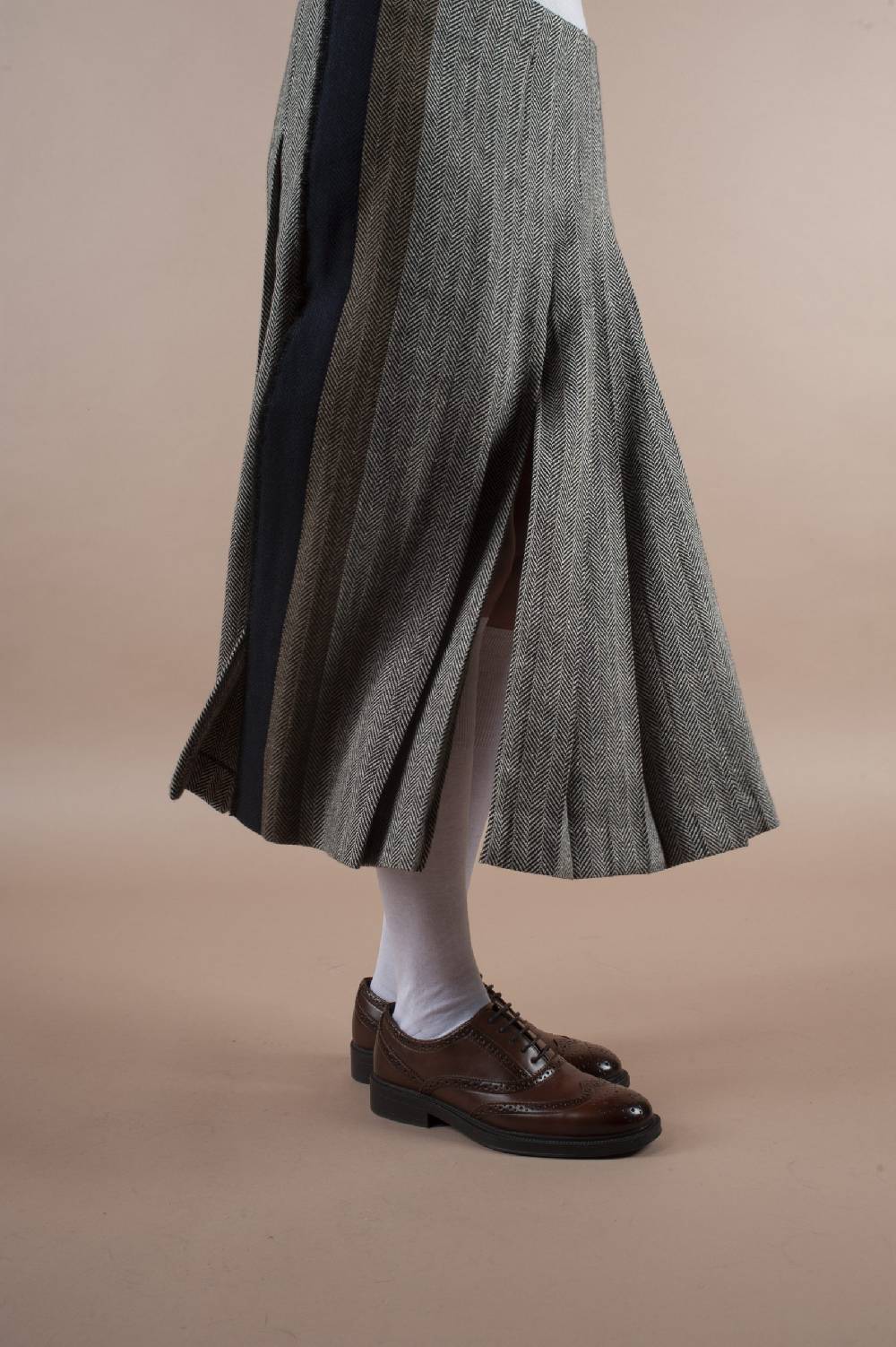 Pdr Phisique Du Role PHISIQUE DU ROLE SKIRT WITH PLEATS RESCA WITH CIMOSSA FRONT Spedizione Gratuita