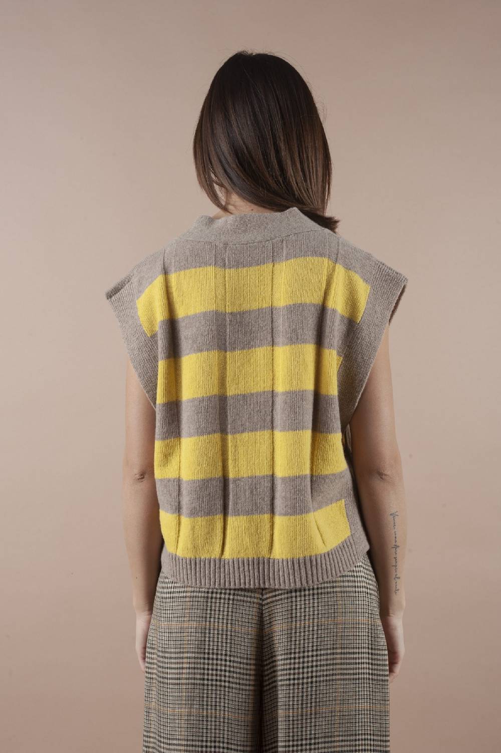 Pdr Phisique Du Role PHISIQUE DU ROLE STRIPED SWEATER TOP IN MERINOS WOOL Qualità Garantita
