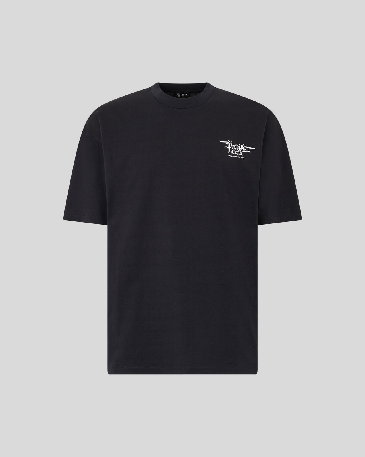 Phobia Archive T-SHIRT NERA CON GRAFICA FIERY COBRA ARANCIONE Acquista Ora
