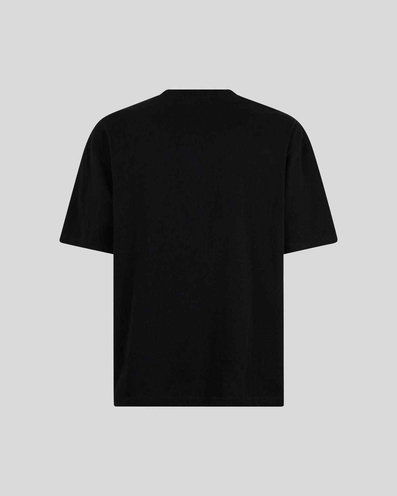 Phobia Archive T-SHIRT NERA CON FULMINI LATERALI AZZURRI Sottocosto
