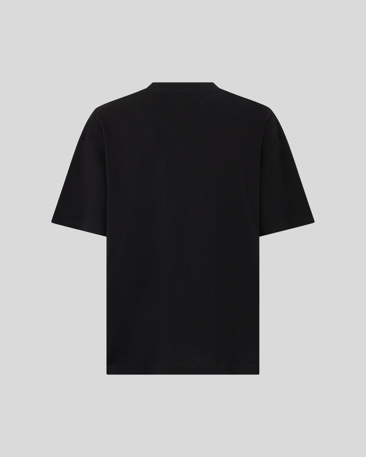 Phobia Archive T-SHIRT NERA CON FULMINI BICOLORE VIOLA E VERDE Presa