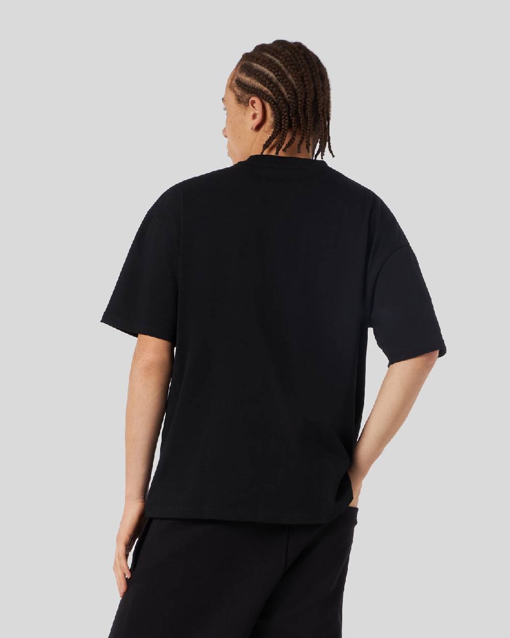 Phobia Archive T-SHIRT NERA CON FULMINI BICOLORE ROSSI E BLU Sconto