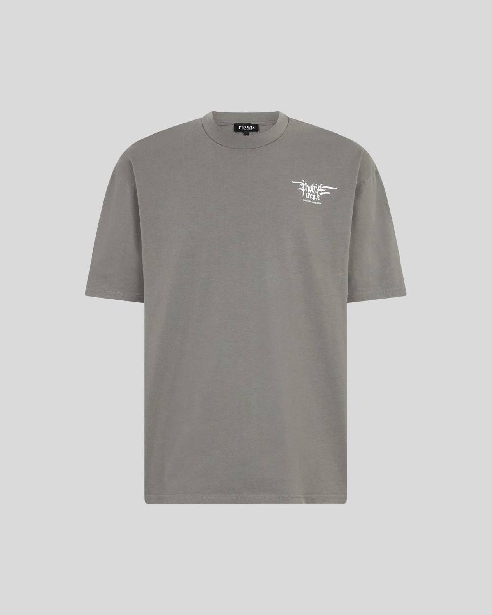 Phobia Archive T-SHIRT GRIGIA CON GRAFICA FIERY COBRA VIOLA Online