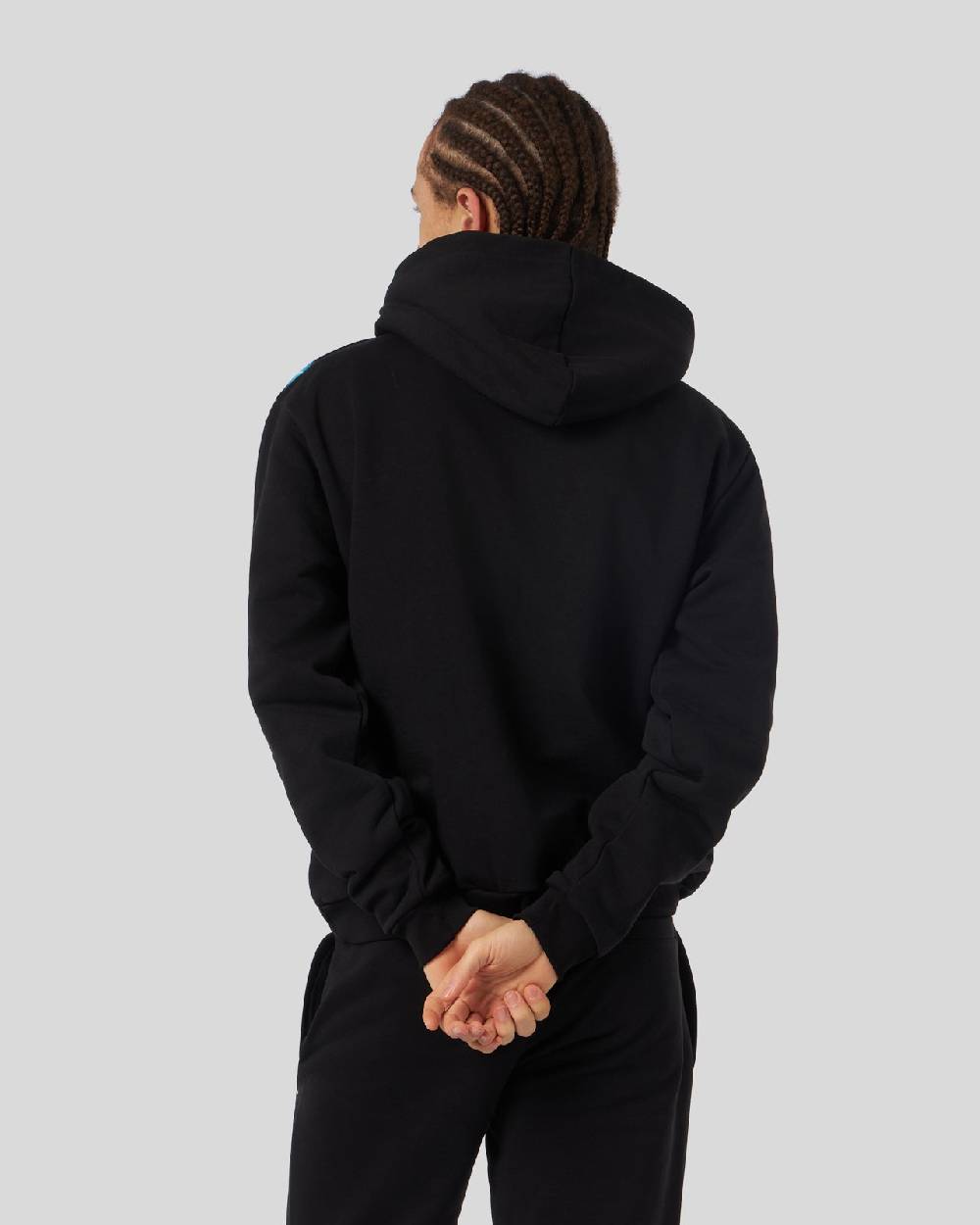 Phobia Archive FELPA NERA CON FULMINI LATERALI BLU Saldi Di Fabbrica
